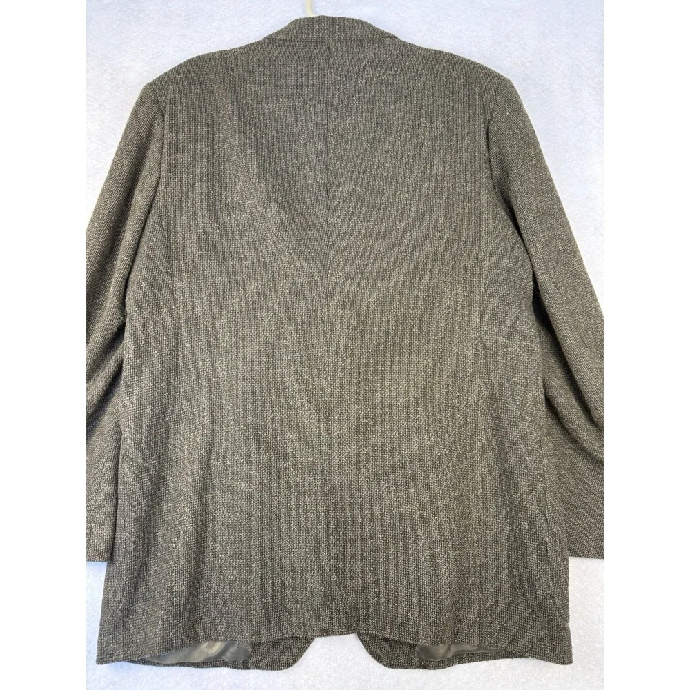 J. Riggings Mens 41R Sport Coat Blazer Brown Tweed 2 Button Lined